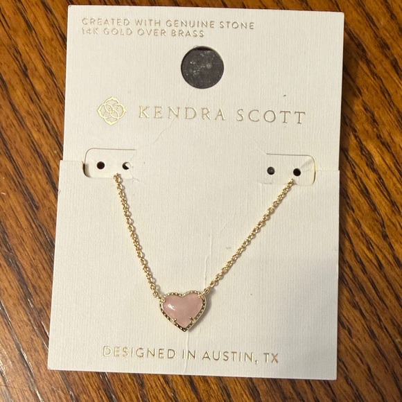 Kendra Scott Jewelry - Kendra Scott Gold and Pink Heart Necklace